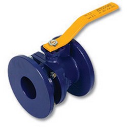 Zetco 2601 - Zetco AGA Approved Ductile Iron Flanged Ball Valve
